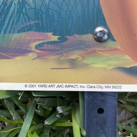 Vintage Yard Art Impact Plastics Spooky Halloween Pumpkin Ghosts Signs Set Decor - Picture 9 of 11